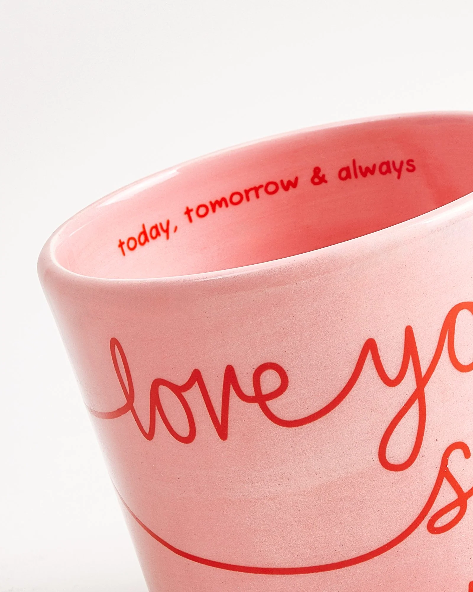 Lira Tasse groß Love rosa rot - Image 3