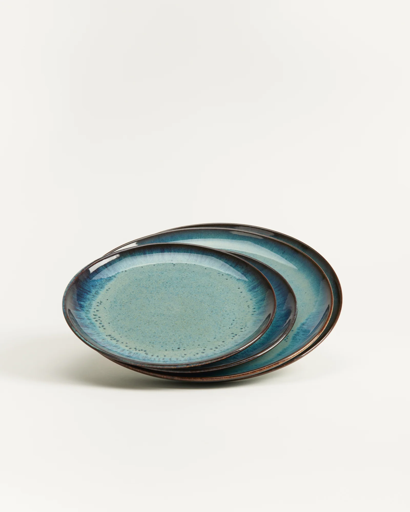 Madeira Teller-Set grünblau 4-teilig