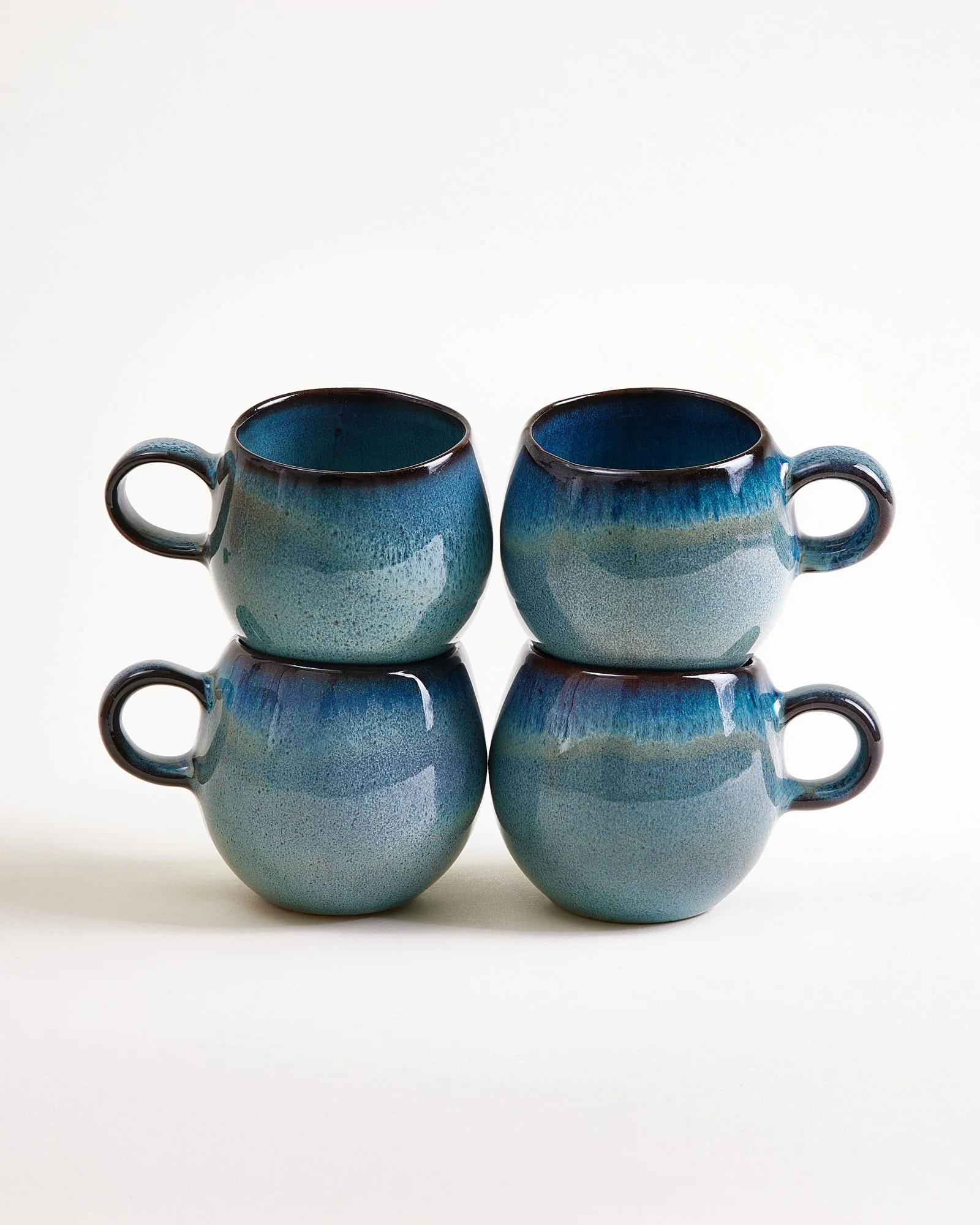 Madeira Tasse klein grünblau 4er-Set