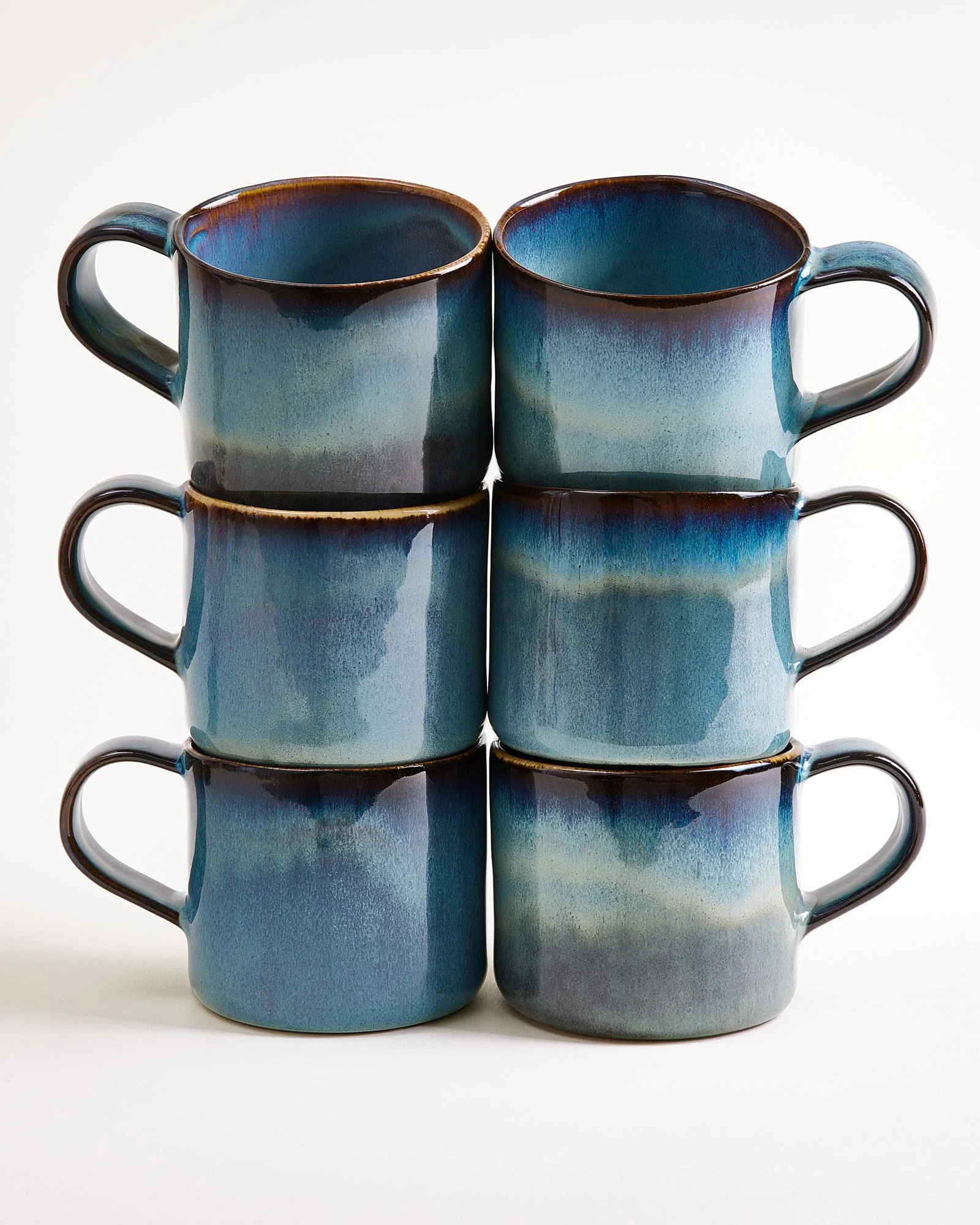Madeira Tasse groß Nódoa grünblau 6er-Set