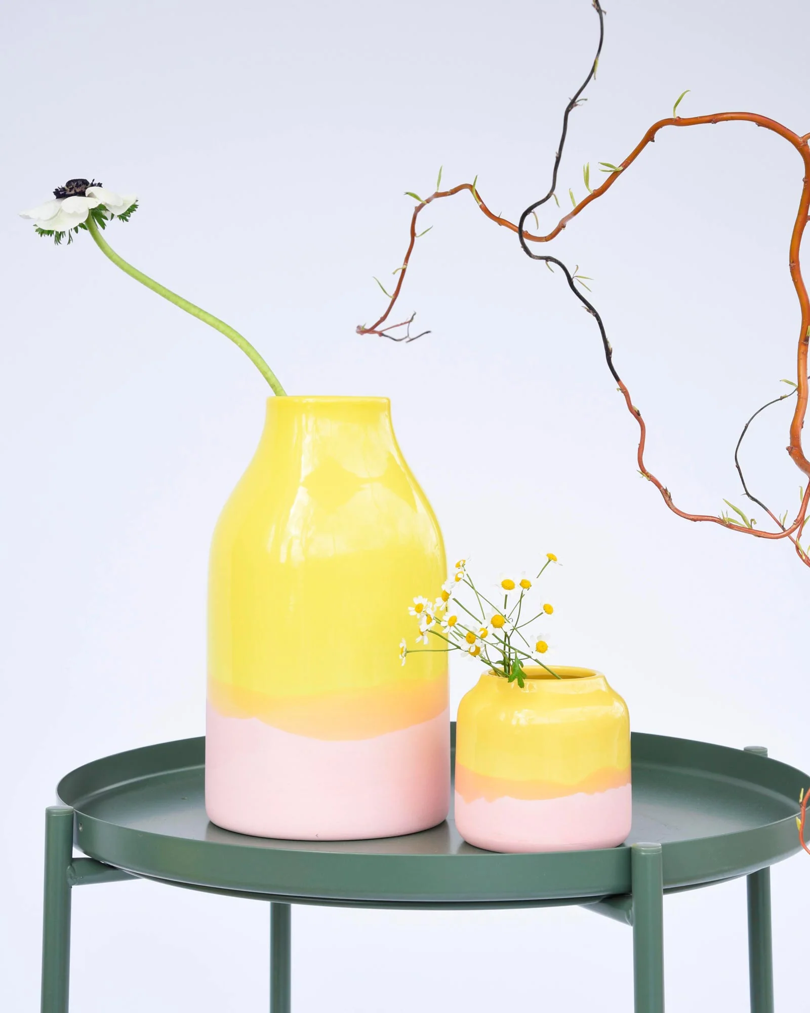 Marisa Vase M gelb rosé - Image 3