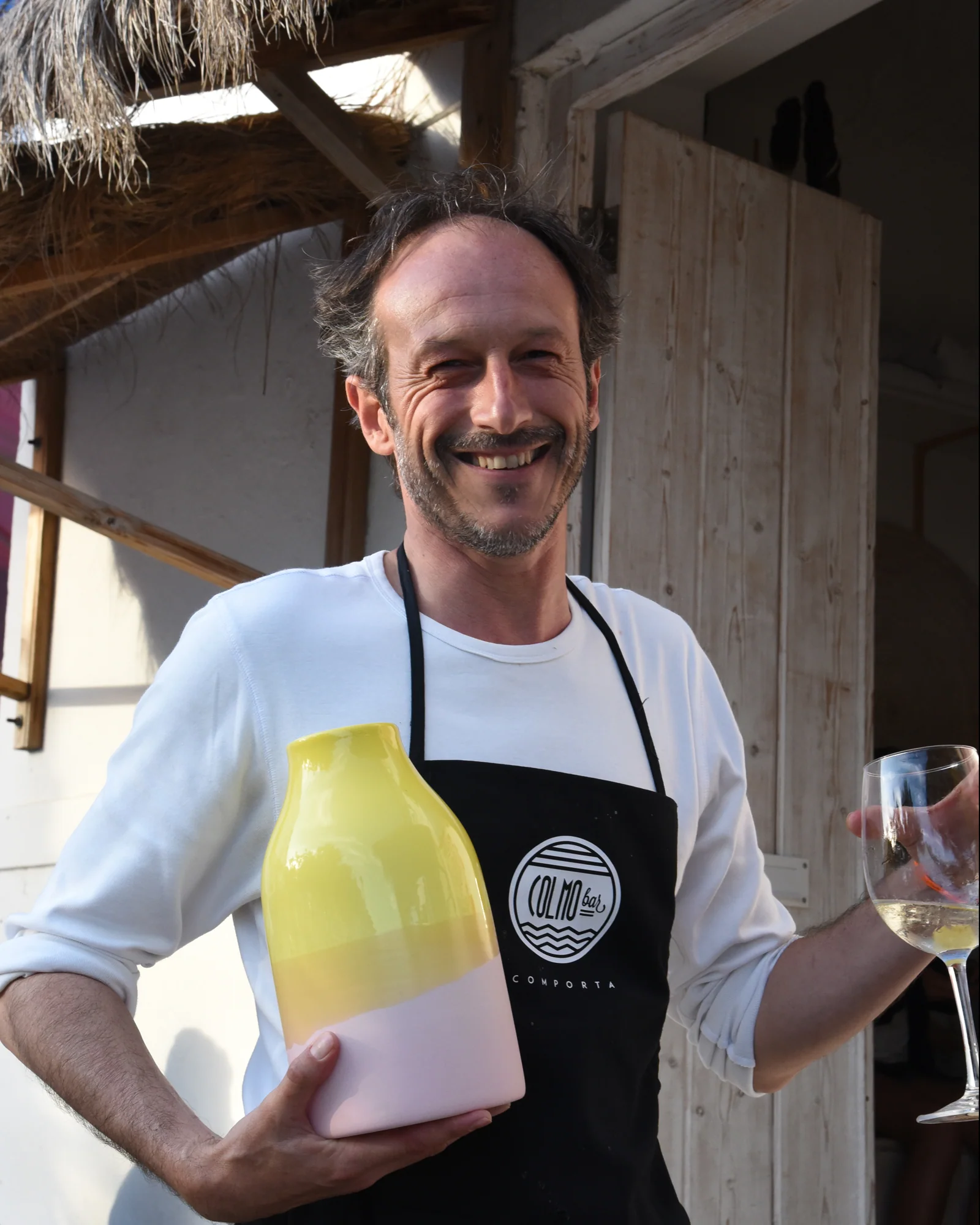 Marisa Vase M gelb rosé - Image 4