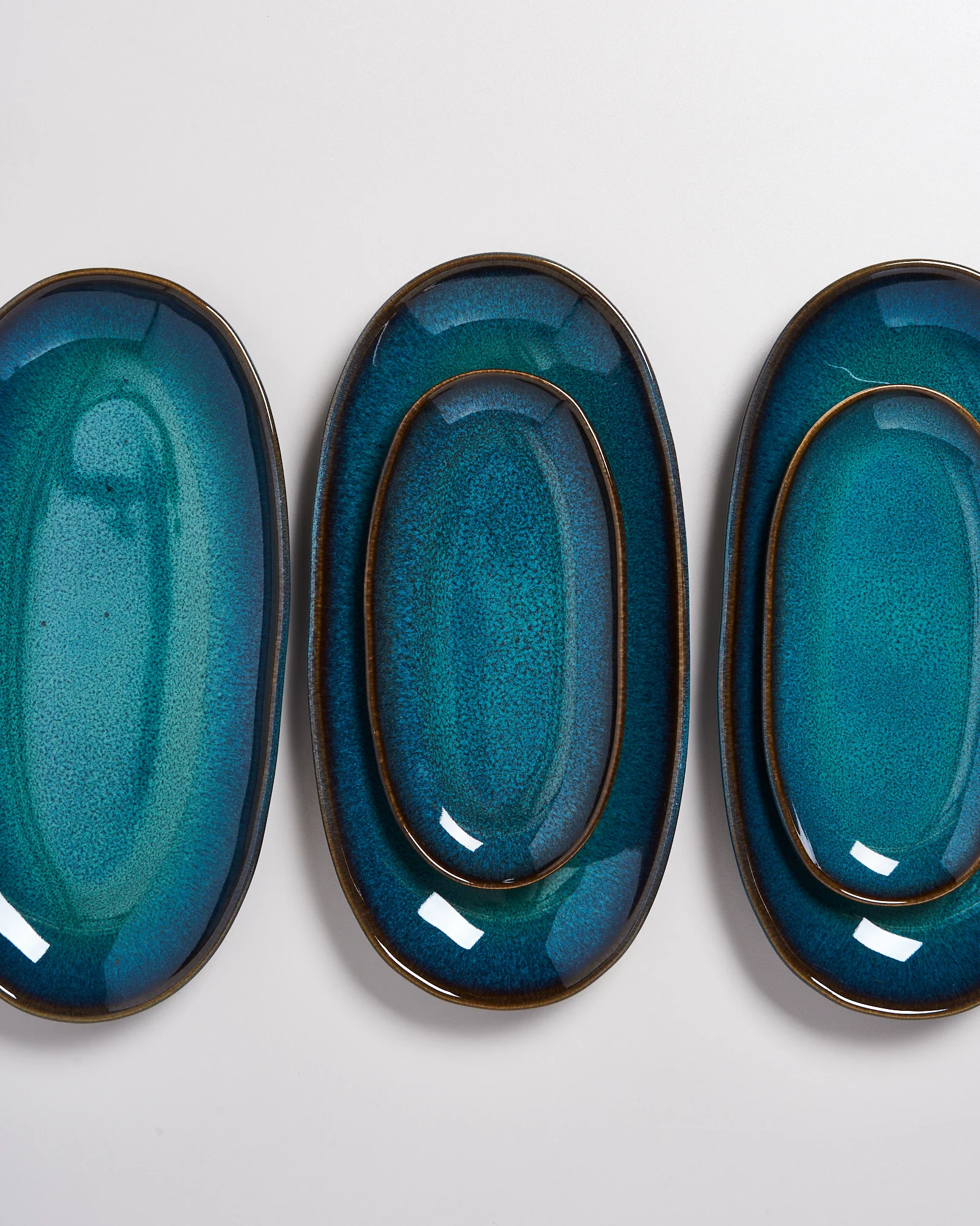 Melides Servierplatte M oceanblue - Image 2