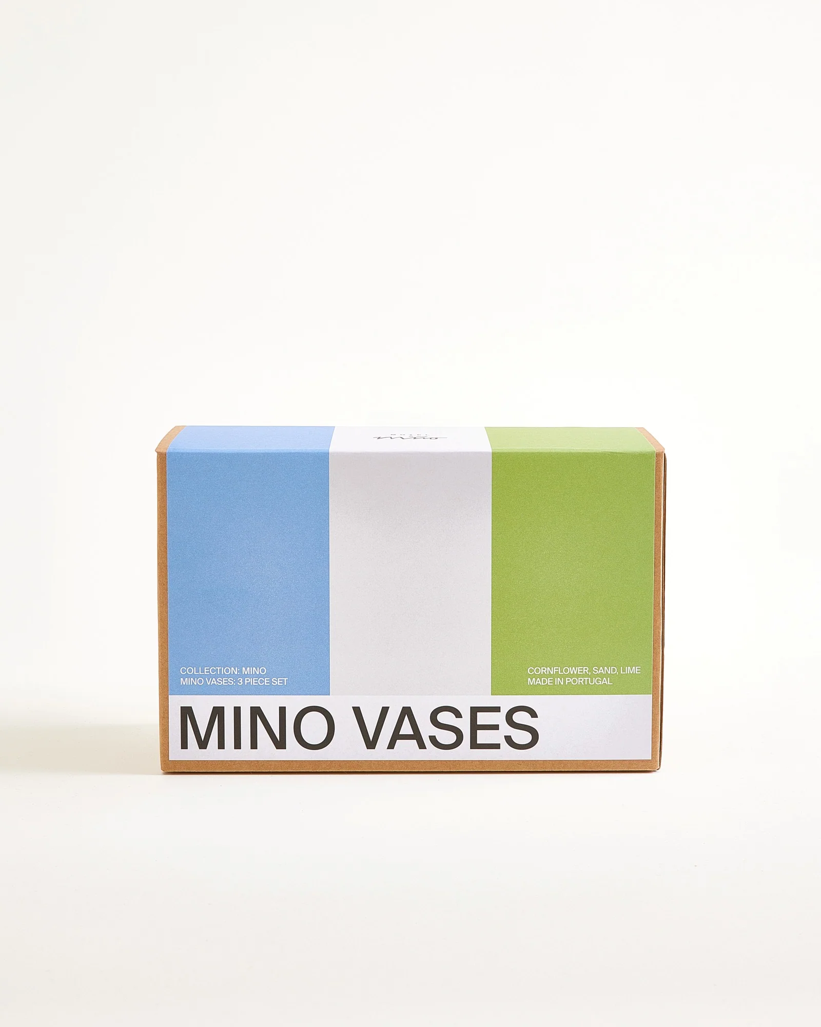 Mino Vase S 3er-Set cornflower sand lime - Image 3
