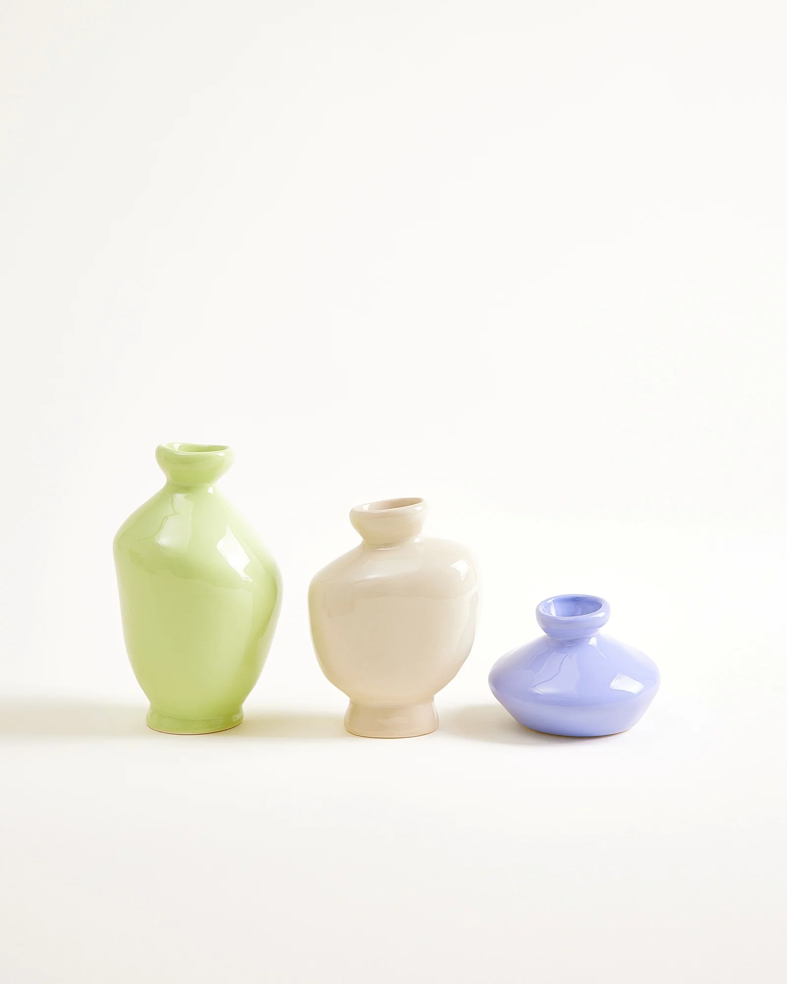 Mino Vase S 3er-Set cornflower sand lime - Image 4