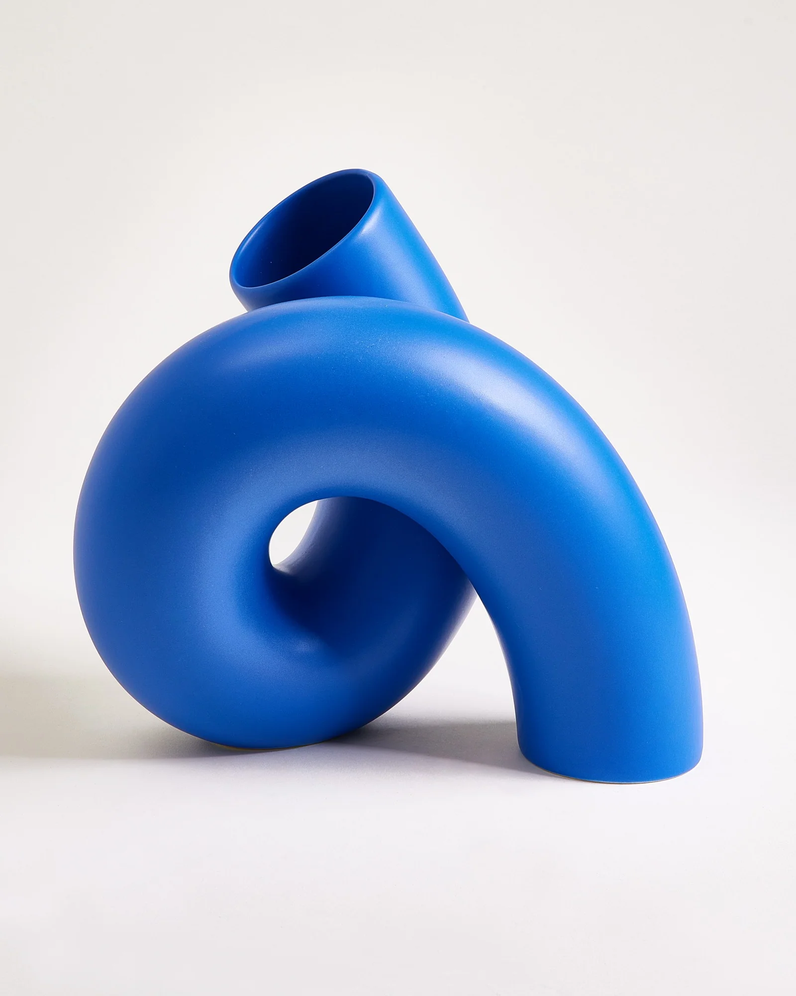 MaM x Ju Schnee Vase L blau