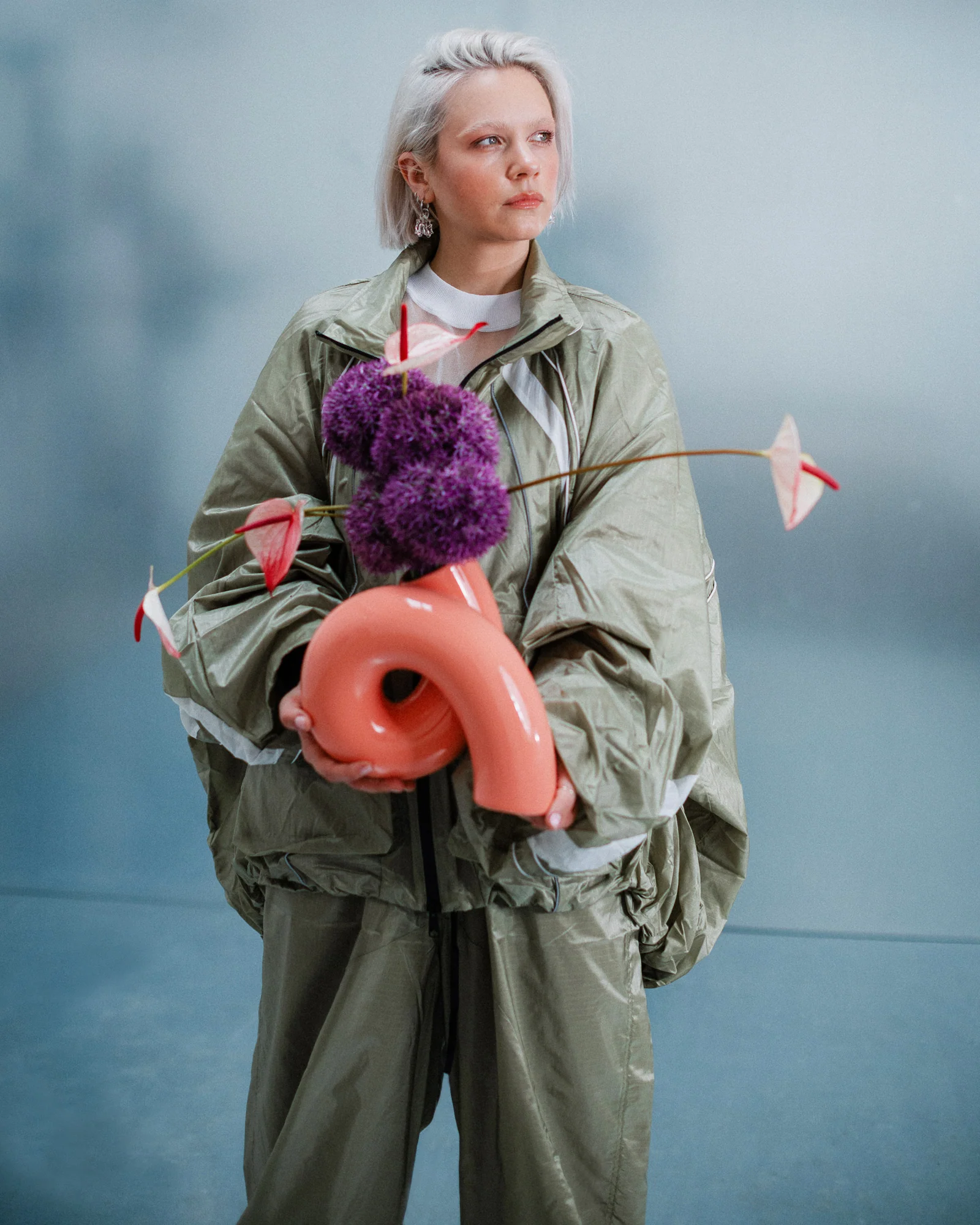 MaM x Ju Schnee Vase L rosa - Image 4