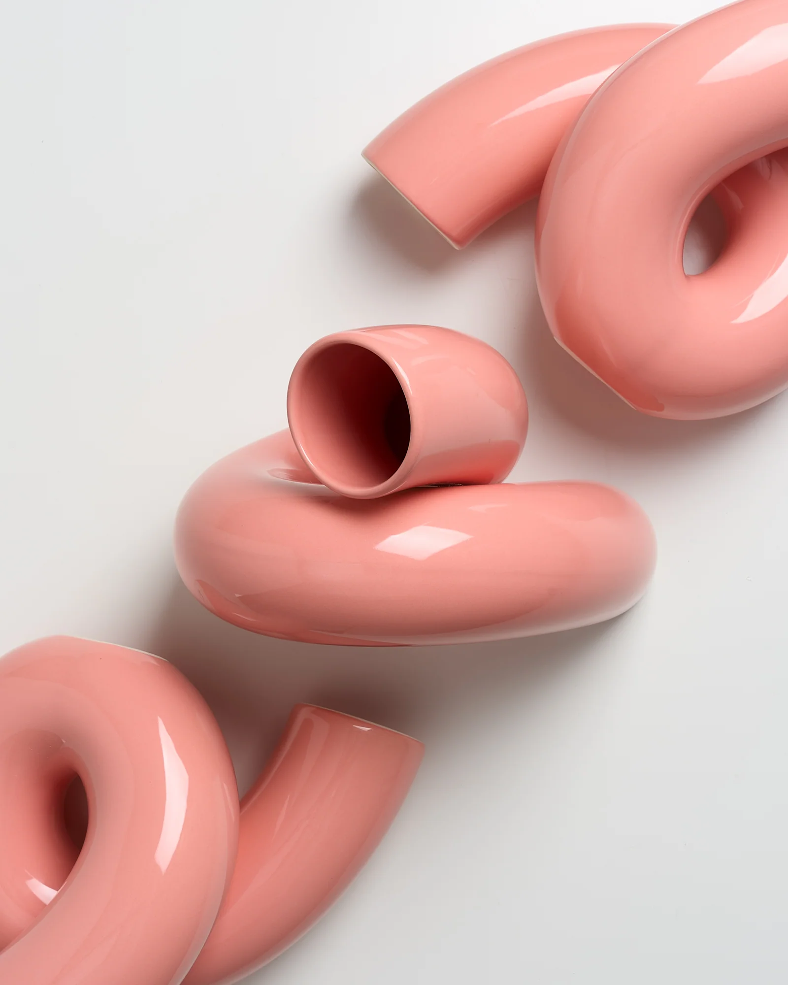 MaM x Ju Schnee Vase L rosa - Image 6