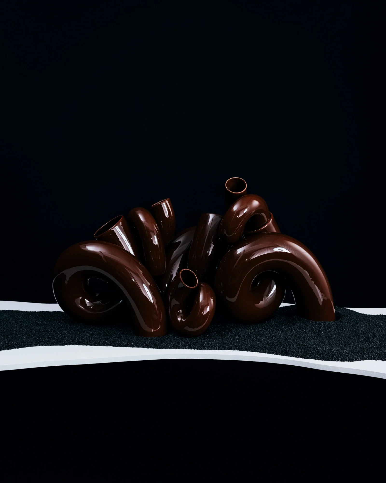 MaM x Ju Schnee Vase L burgund - Image 6
