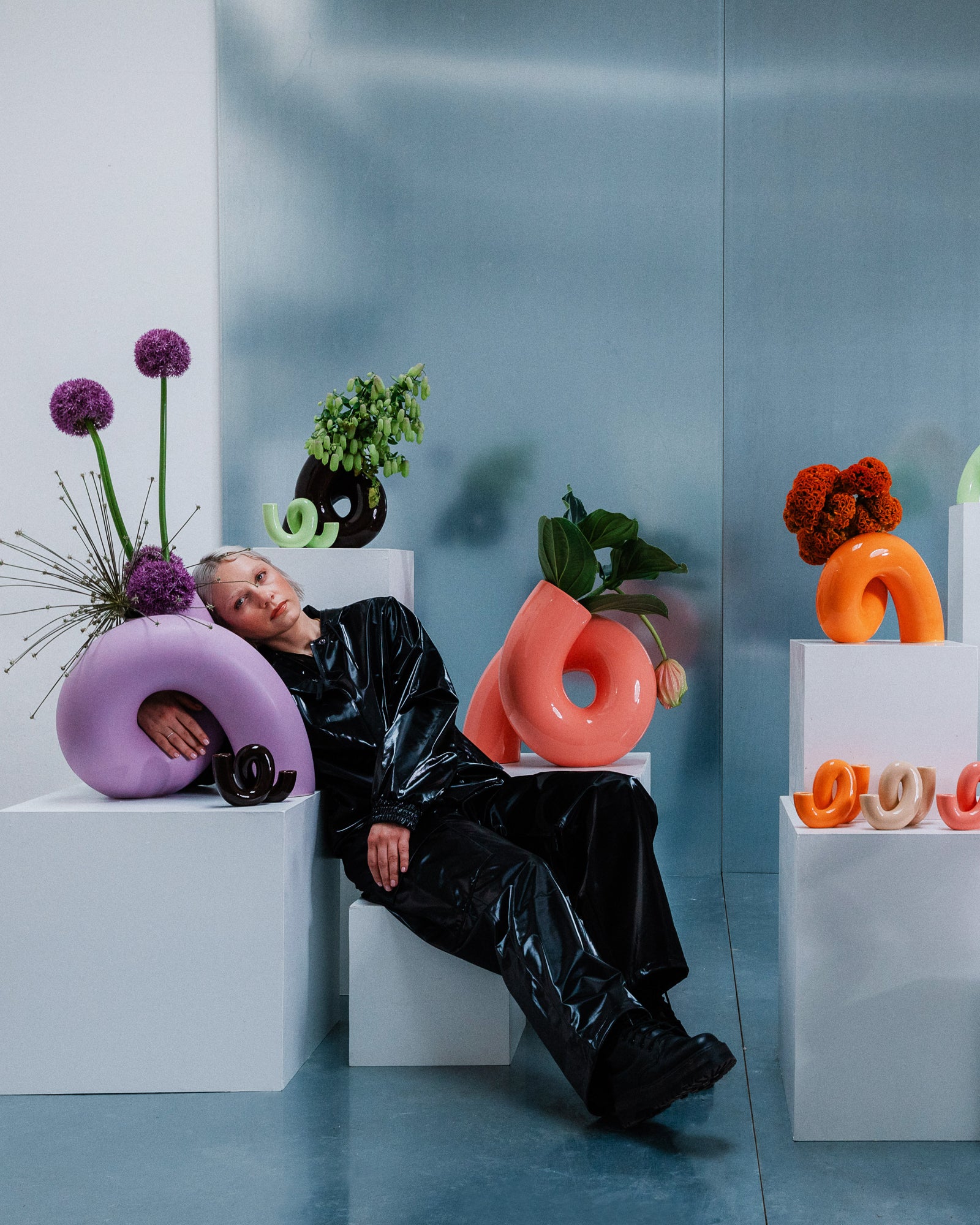 MaM x Ju Schnee Vase XL lavendel - Image 3
