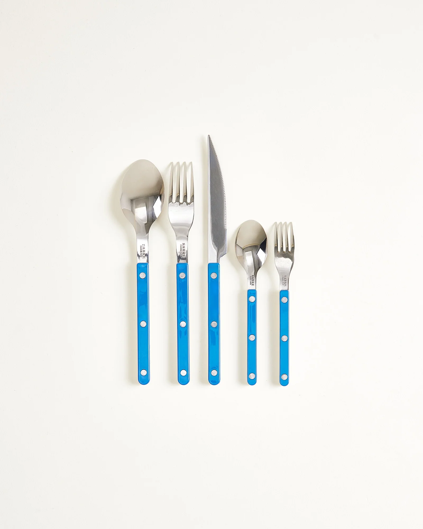 MaM x Sabre Paris Besteck 5er-Set off-white blau - Image 5