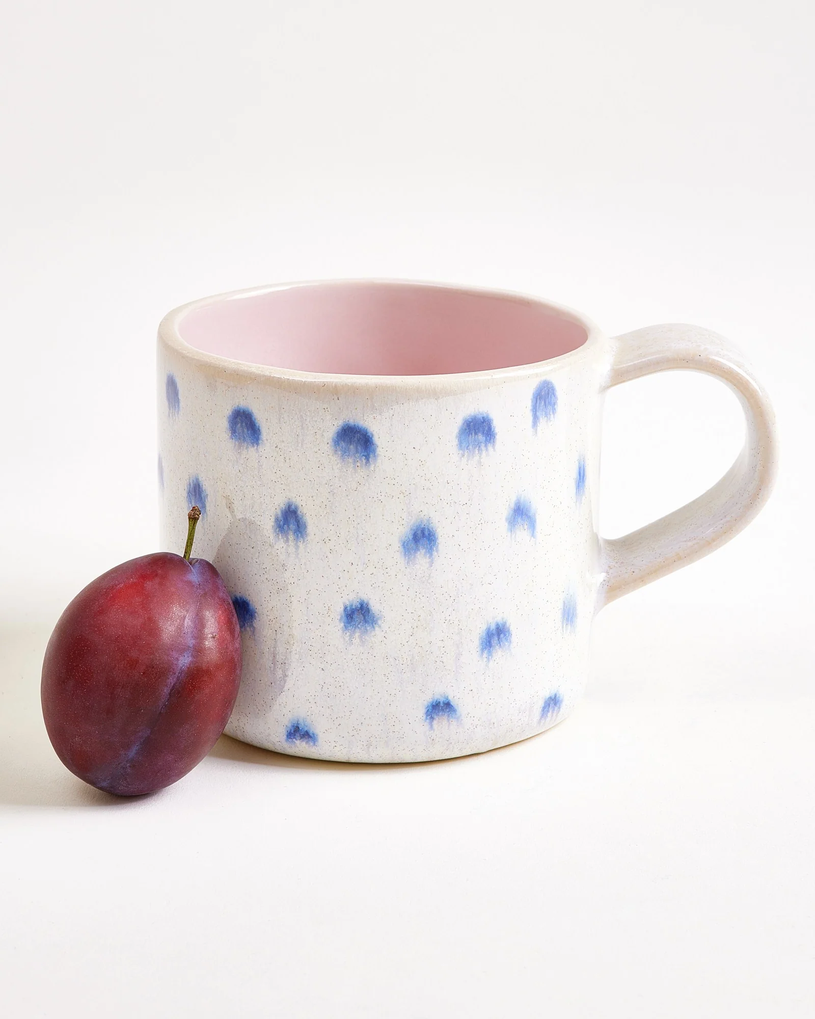 Nódoa Tasse groß gepunktet rosa blau - Image 3