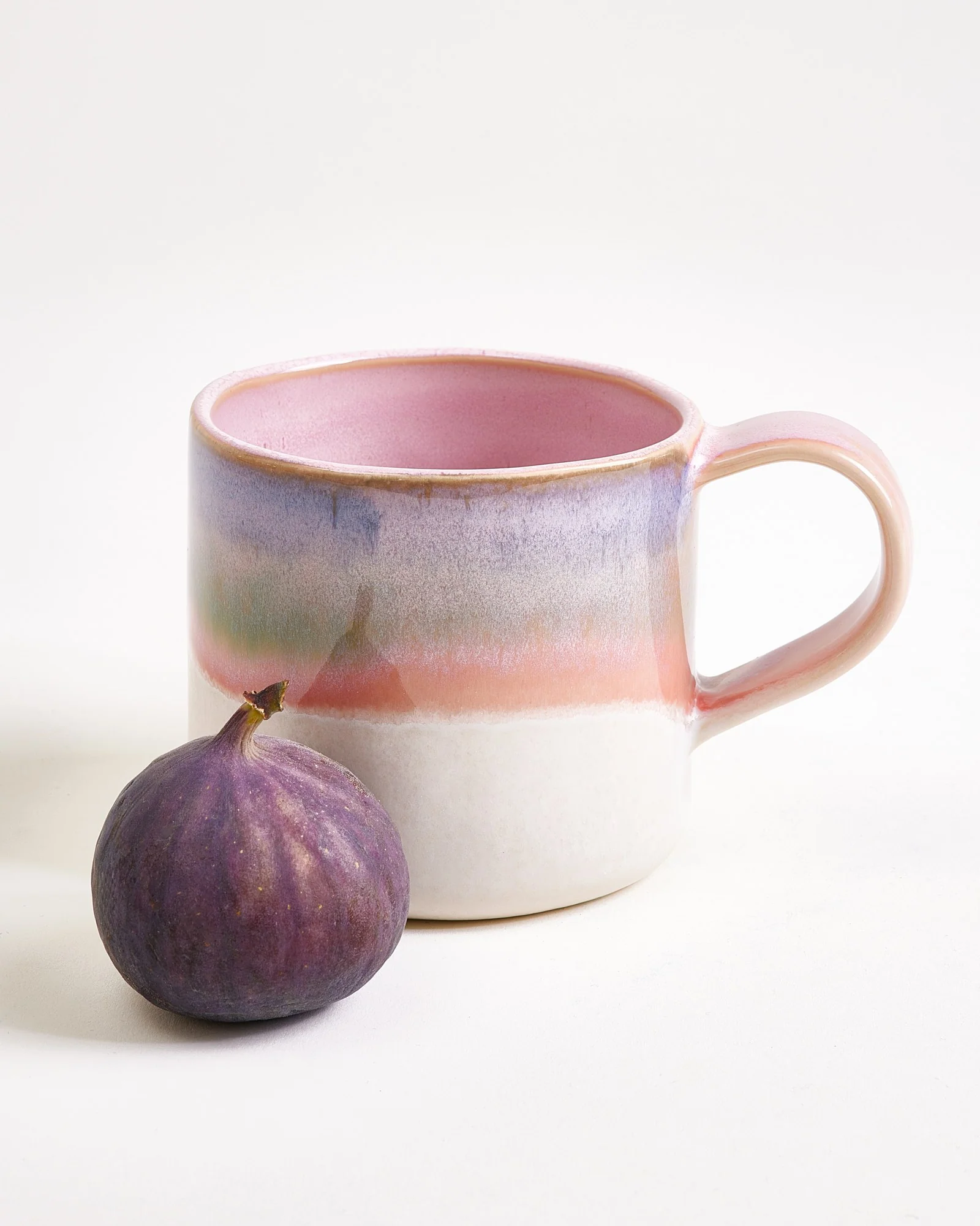 Nódoa Tasse groß dipped rosa blau - Image 4