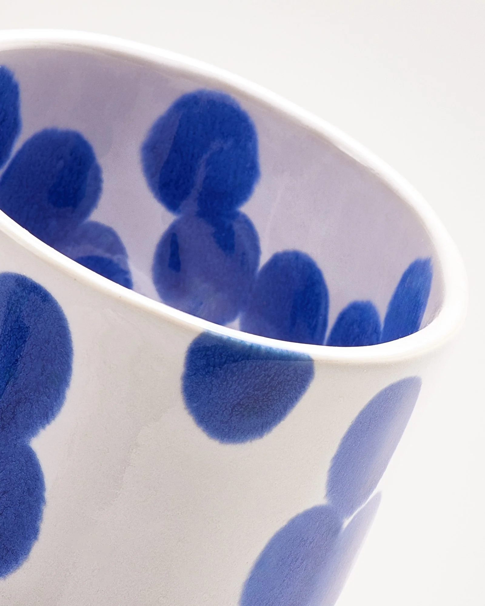 Nódoa Tasse groß gepunktet blau - Image 3