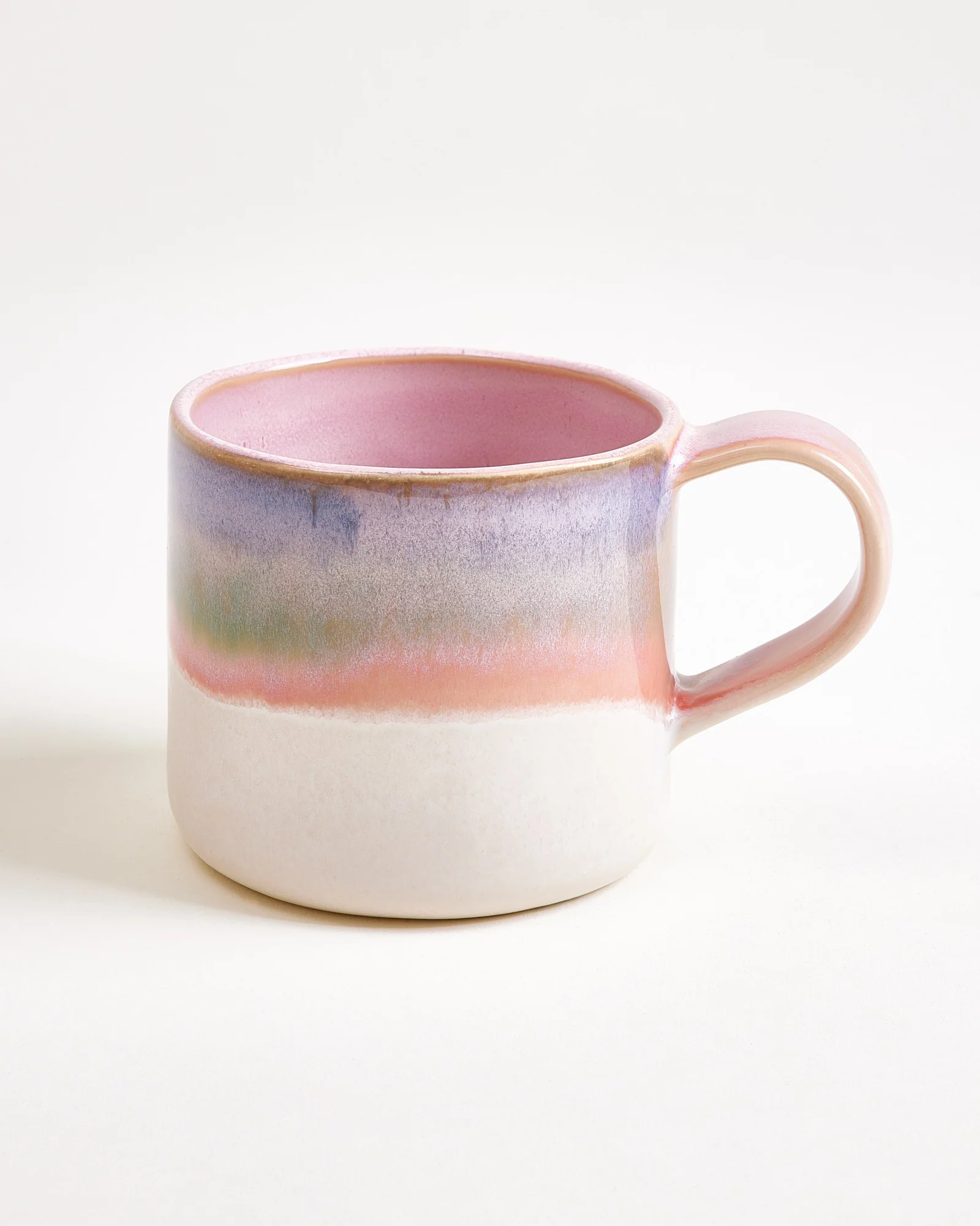 Nódoa Tasse groß dipped rosa blau