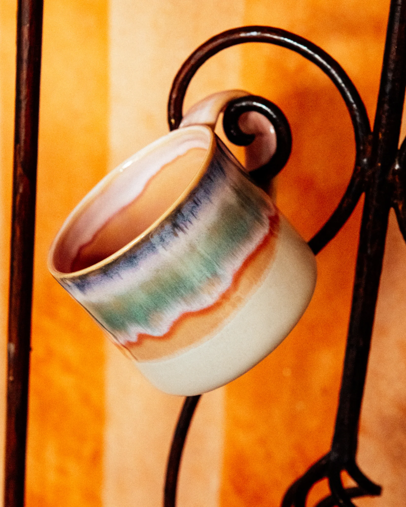 Nódoa Tasse groß dipped rosa blau - Image 2