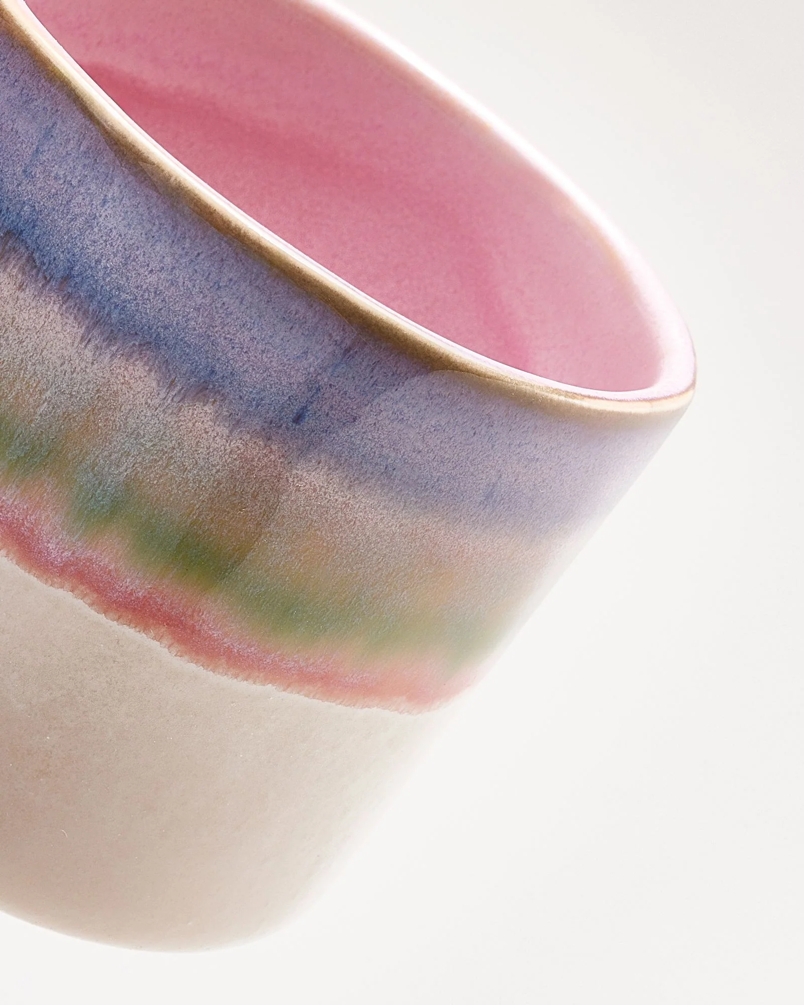 Nódoa Tasse groß dipped rosa blau - Image 3