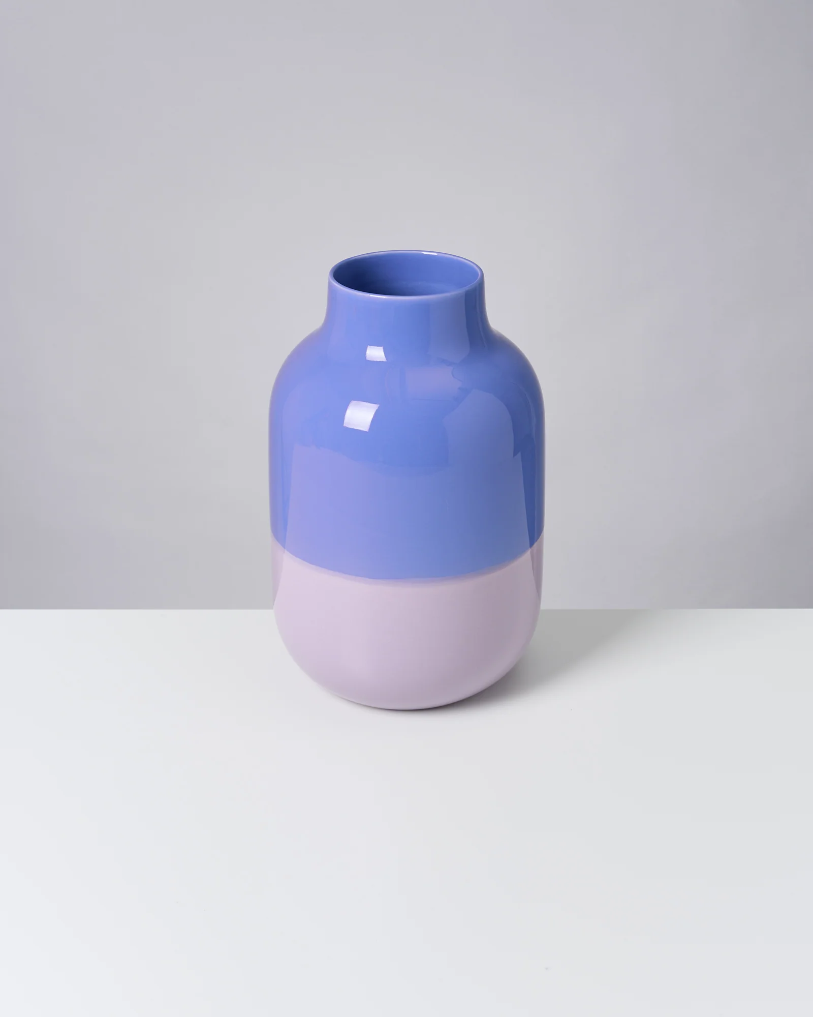 Nuno Vase L cornflower lila