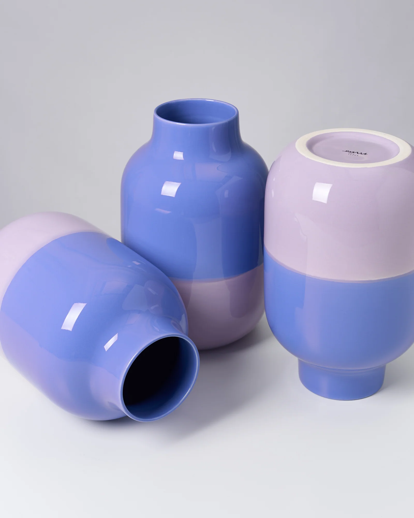 Nuno Vase L cornflower lila - Image 4