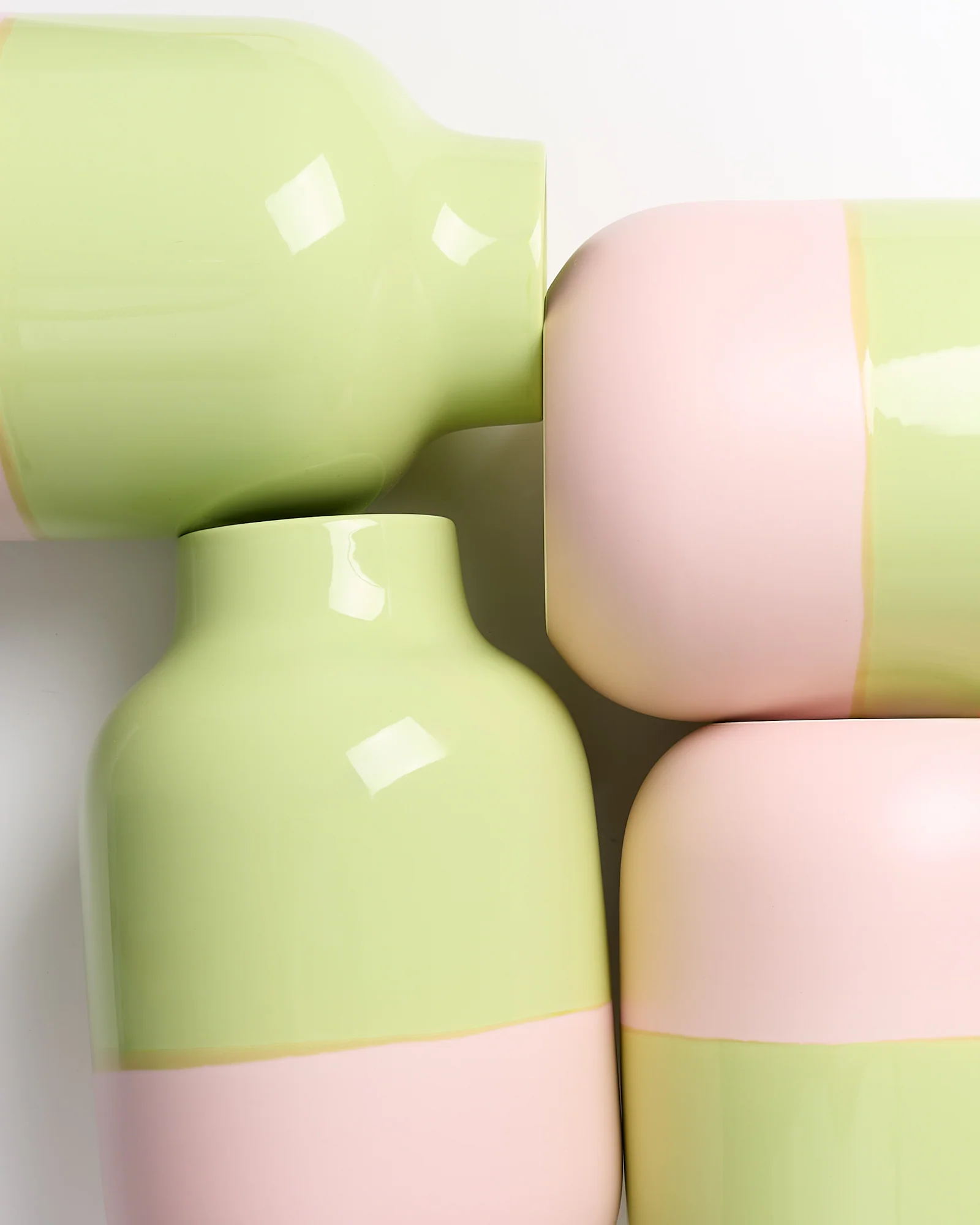 Nuno Vase L lime rosé - Image 4