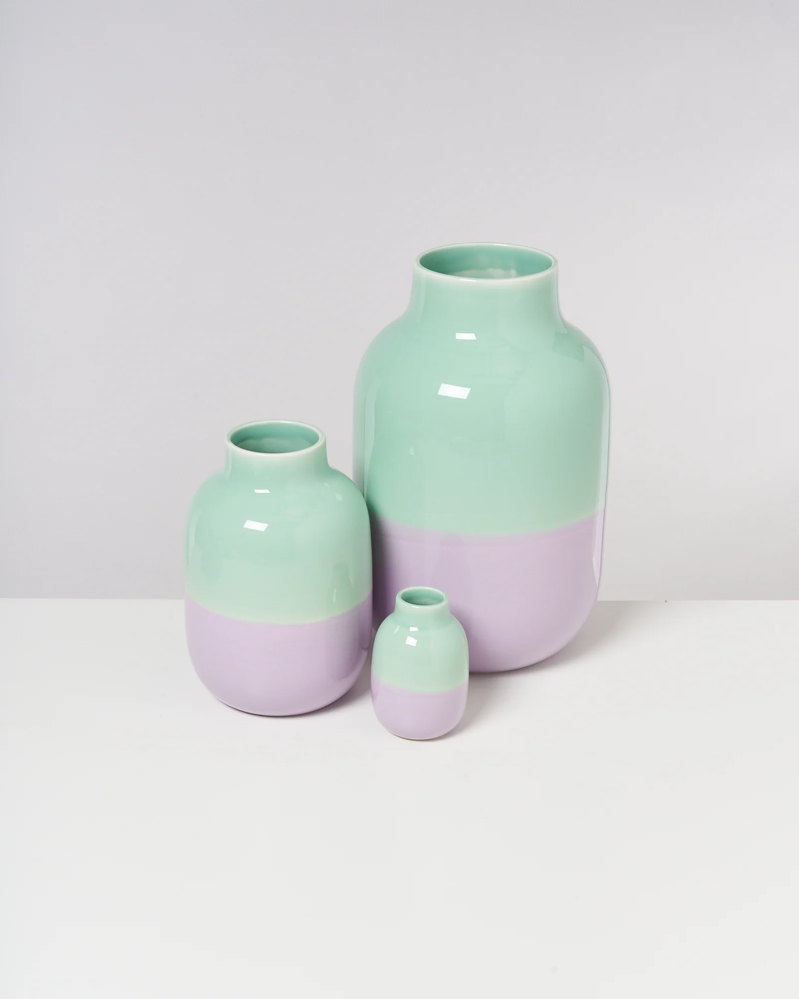 Nuno Vase L mint lila - Image 2