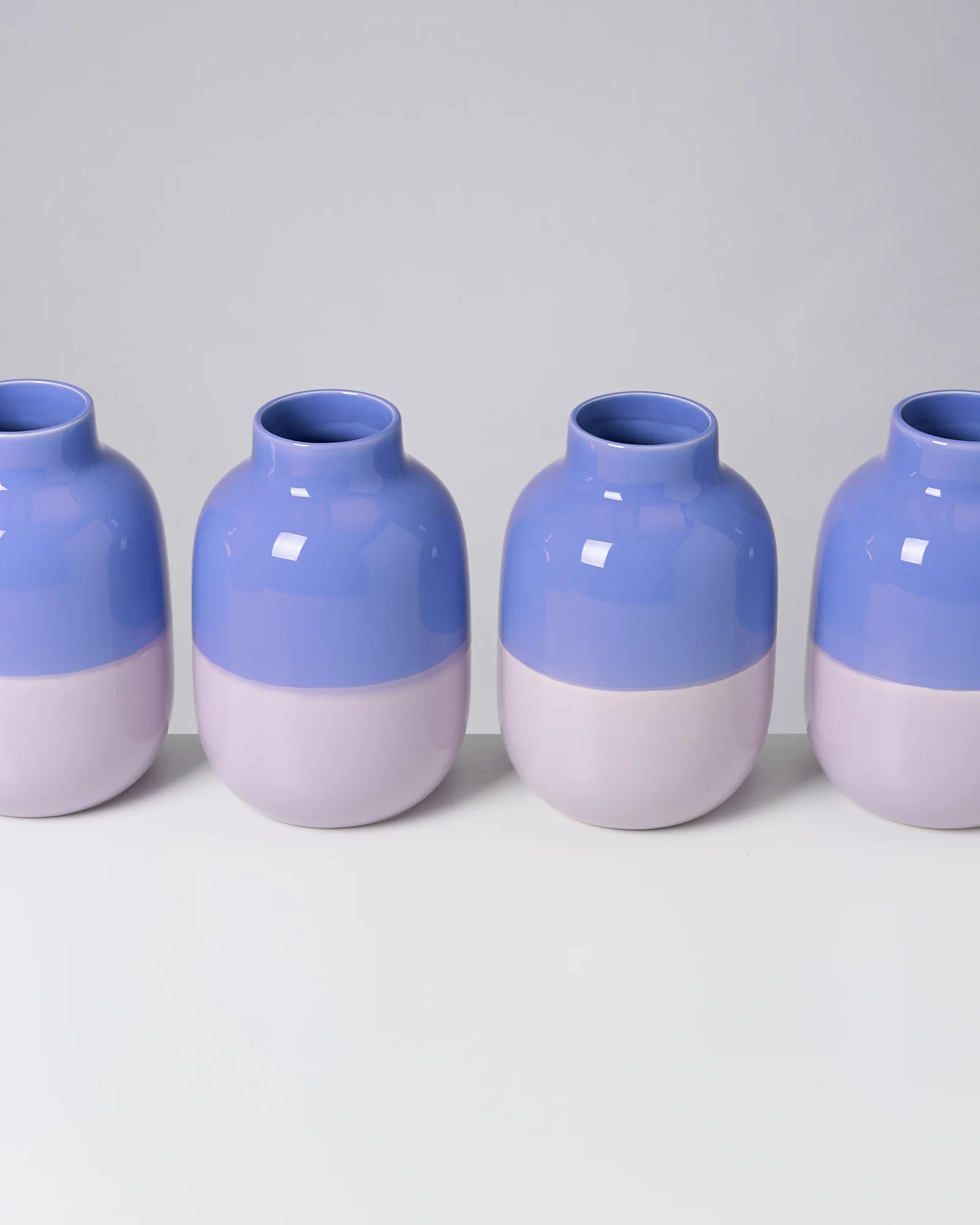 Nuno Vase M cornflower lila - Image 3