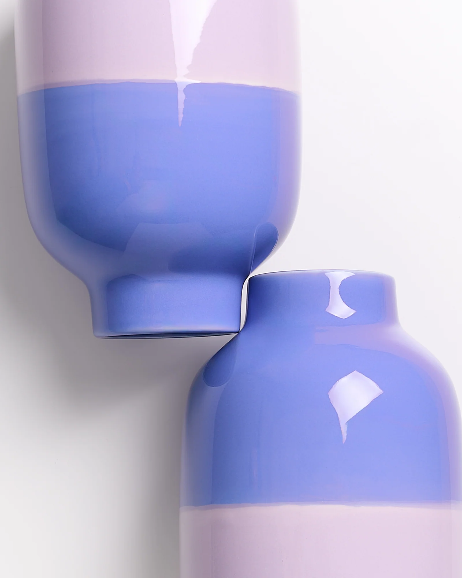 Nuno Vase M cornflower lila - Image 7