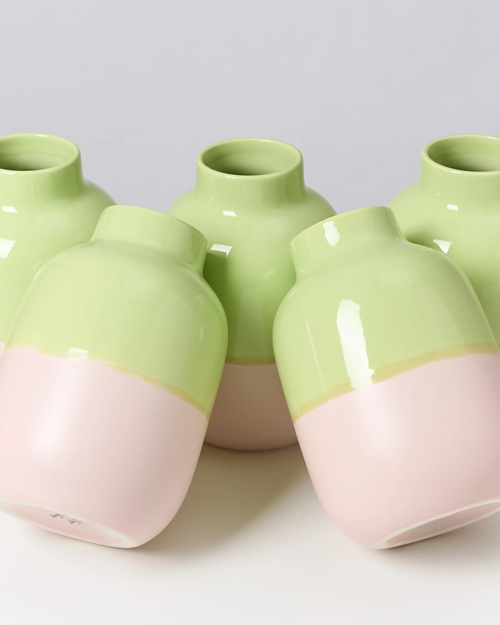 Nuno Vase M lime rosé - Image 4
