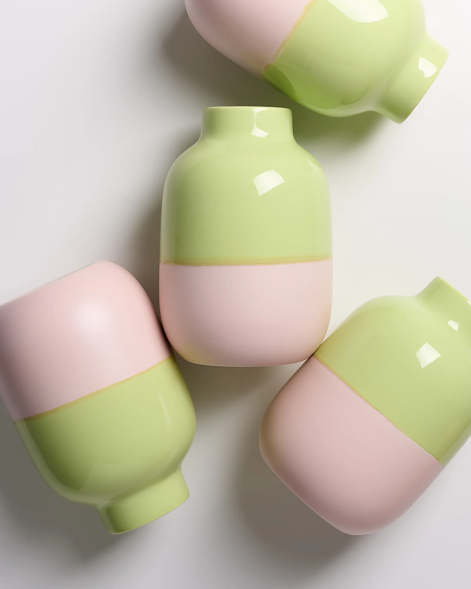 Nuno Vase M lime rosé - Image 6