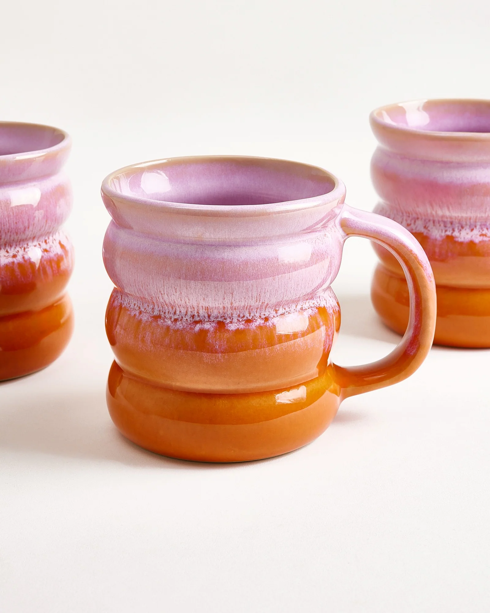Ombra Tasse groß bubble rosa orange - Image 4