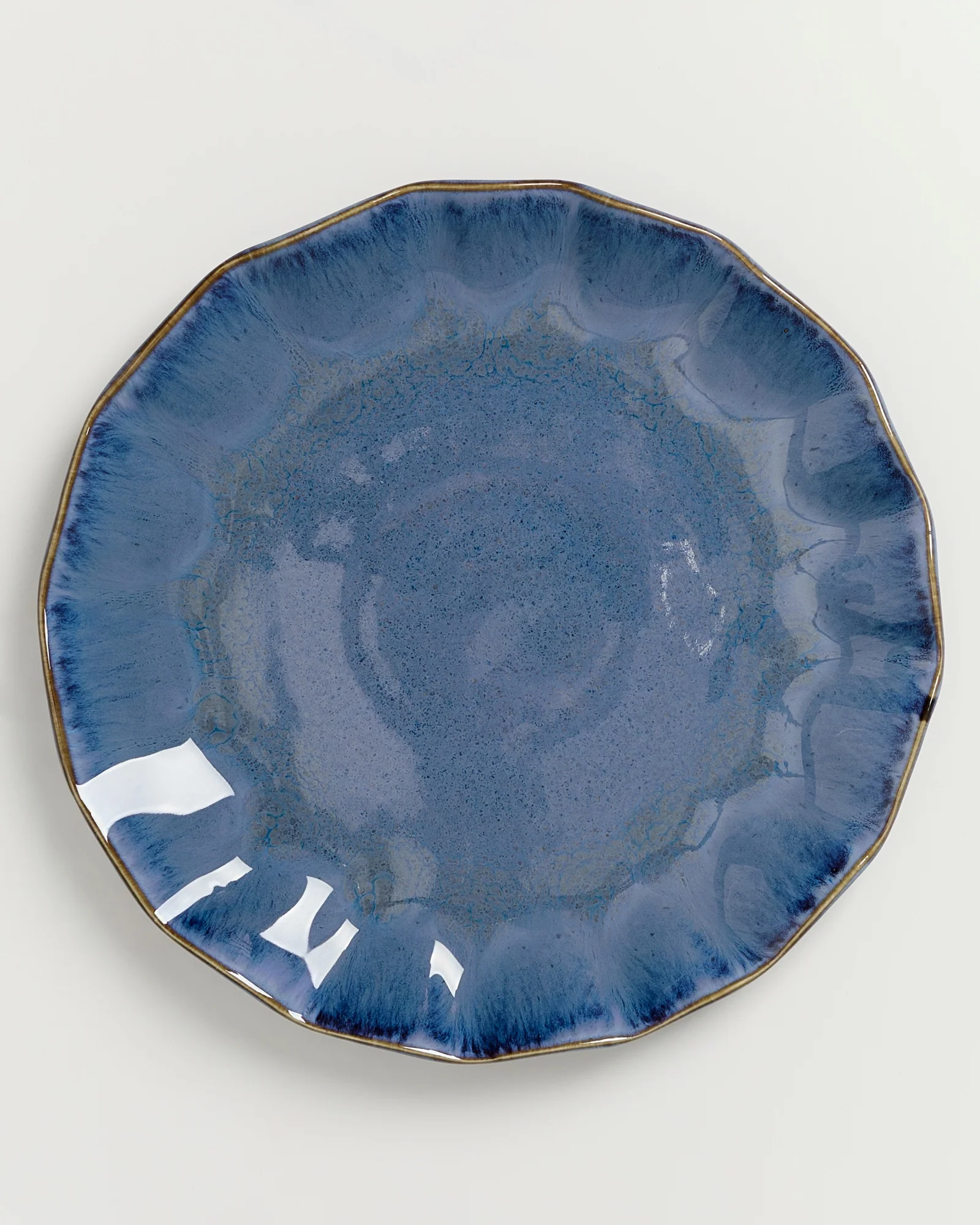 Pérola Teller groß shell dunkelblau - Image 3