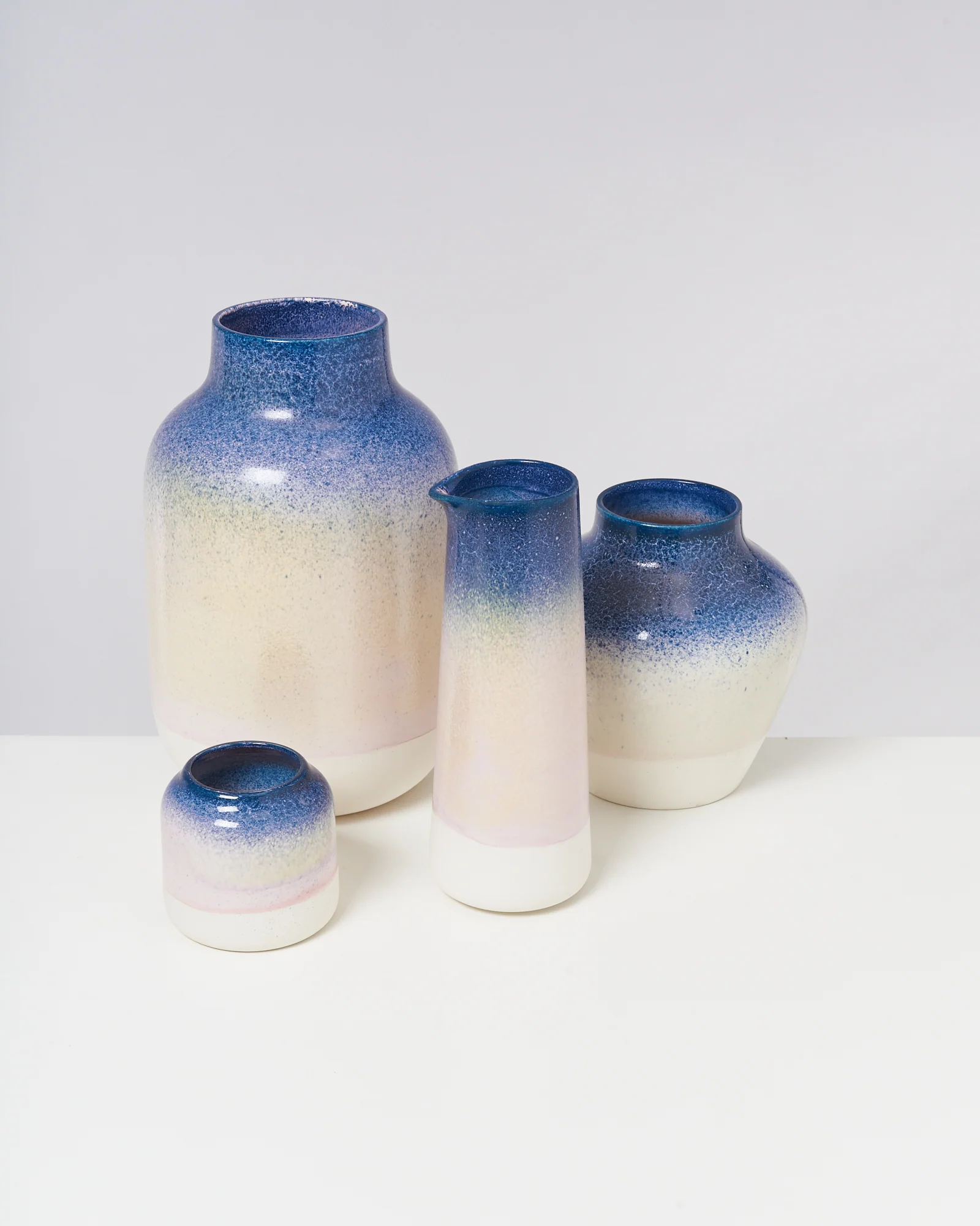 Pinguim Karaffe gesprenkelt blau rosa - Image 3