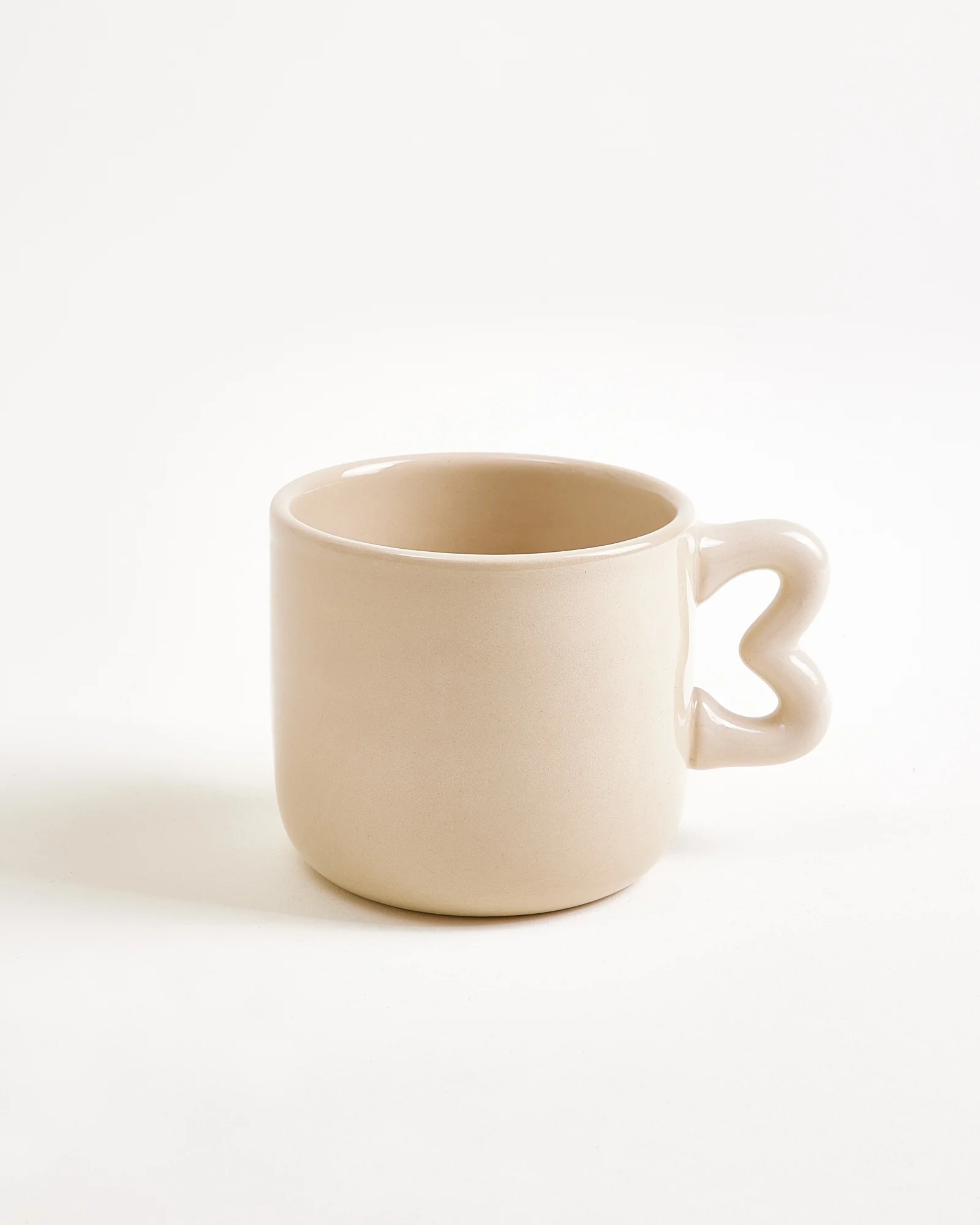 Seia Tasse & Untertasse Herz sand - Image 3