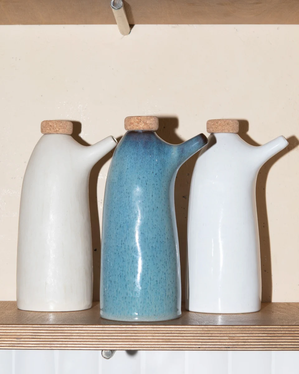 Areia Essig- & Ölflasche weiß - Image 5