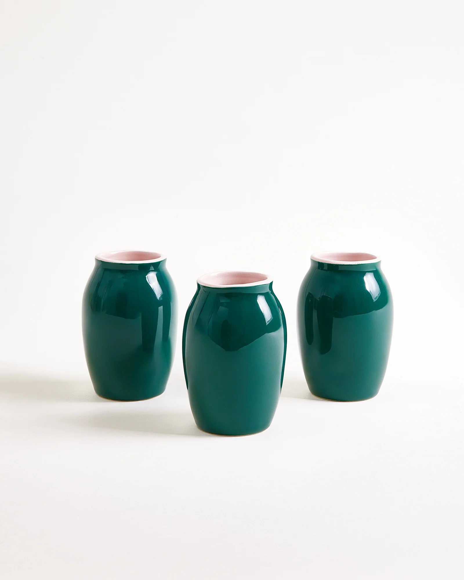 Sombra Vase S dunkelgrün rosé - Image 3