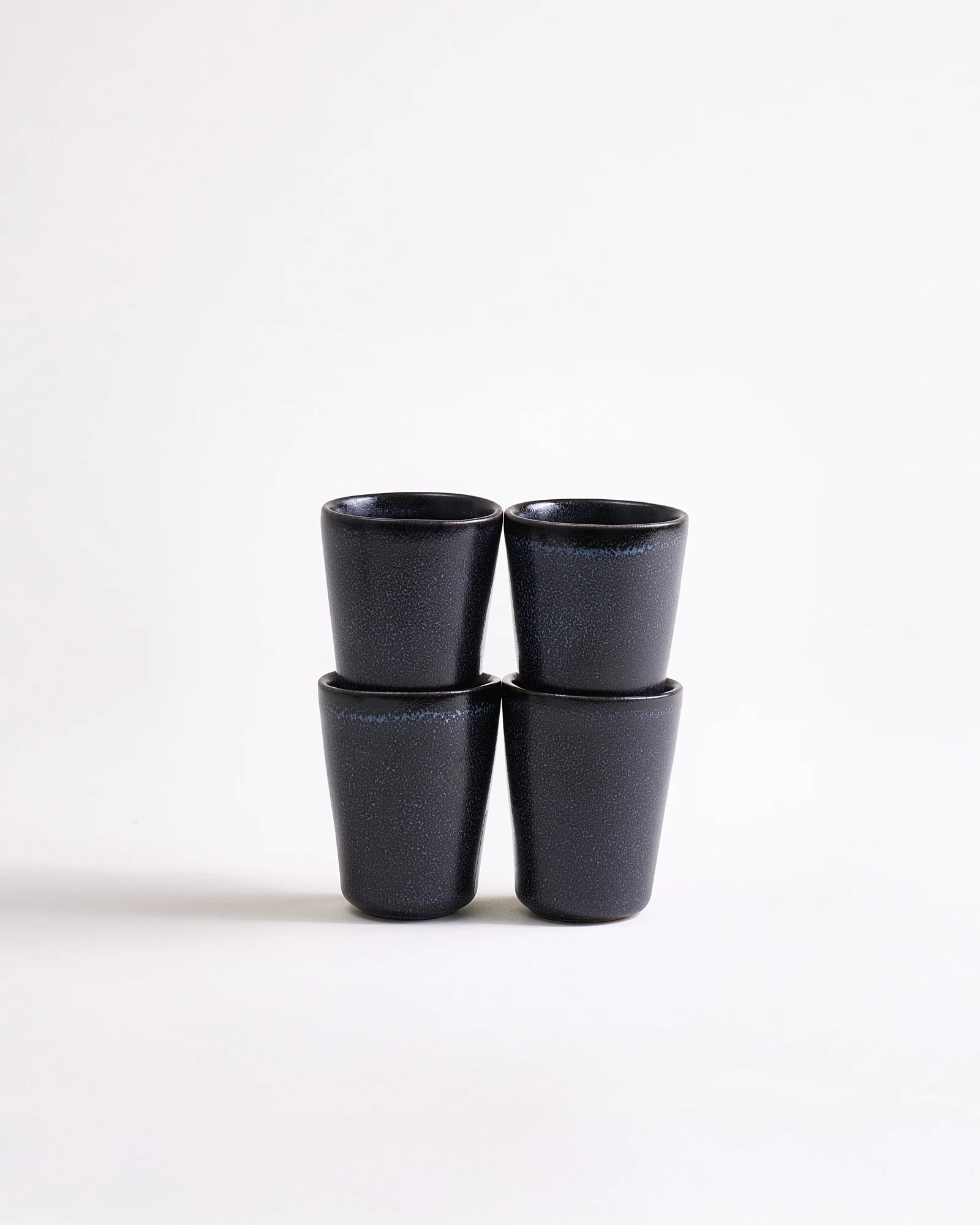 Turmalina Espressobecher schwarz 4er-Set